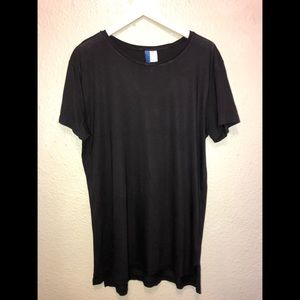 Black extra long H&M t-shirt